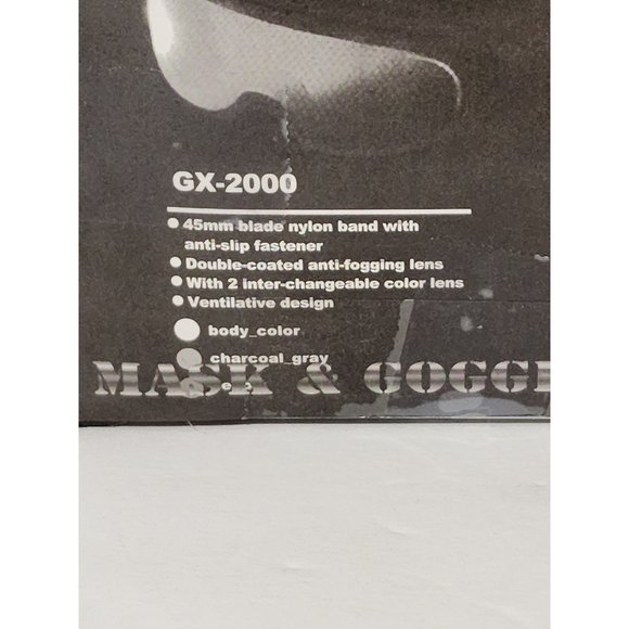 Tactical Airsoft Goggles GX1000 Sport Anti-Dust UV Protective Interchangeable - Picture 5 of 6